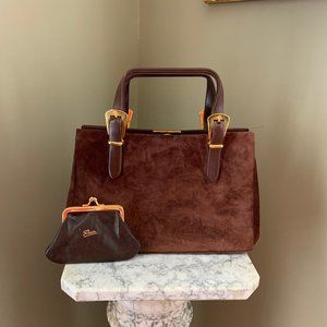 Vintage Rodo Suede FRAME Pocketbook